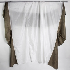 Chris Madden Geometric Patterned King Size Bed Skirt 13.5" Drop