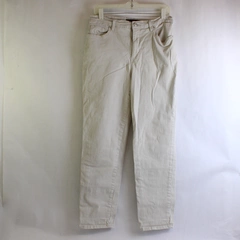 Gloria Vanderbilt Amanda Jeans Women's Size 12 White Bedazzled Pockets