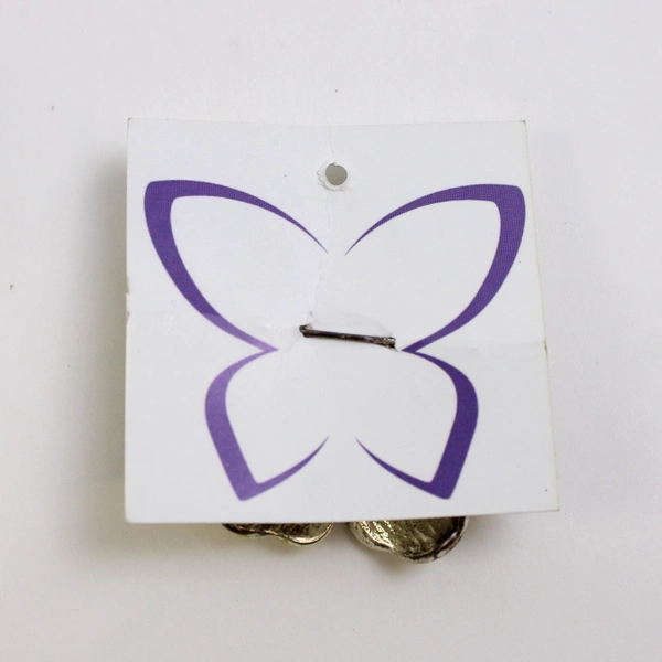 Light Green & Blue Enamel Flower Pin Brooch 70's Vibe Hippie Vintage