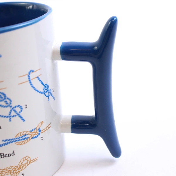 2015 Unemployed Philosophers Guild Sailing How To Tie Knots Nautical Coffee Mug