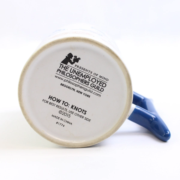 2015 Unemployed Philosophers Guild Sailing How To Tie Knots Nautical Coffee Mug