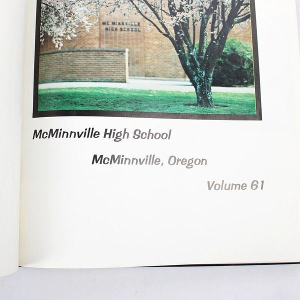 Class of 1973 McMinnville High School McMinnvillian Yearbook Oregon