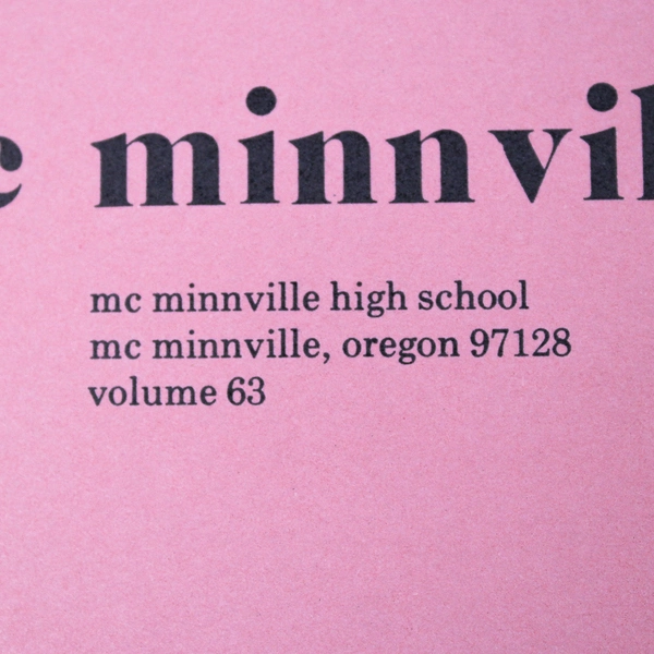Class of 1975 McMinnville High School McMinnvillian Yearbook Oregon