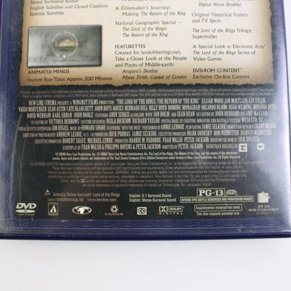 The Lord Of The Rings: The Return Of The King (DVD, 2-Disc, Fullscreen, 2003)
