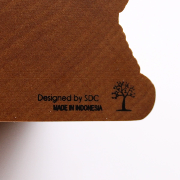 Digital Laserteach Quartz Picture Frame Clock Solid Wood 6" x 4.75"