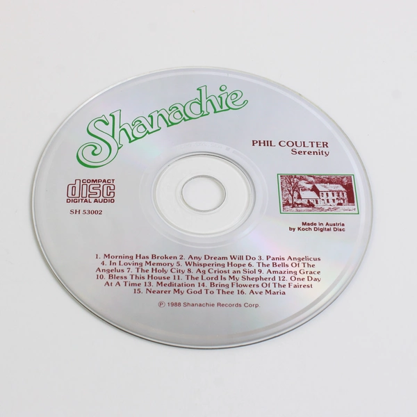 Serenity Music CD by Phil Coulter 1988 Shanachie Records Corp