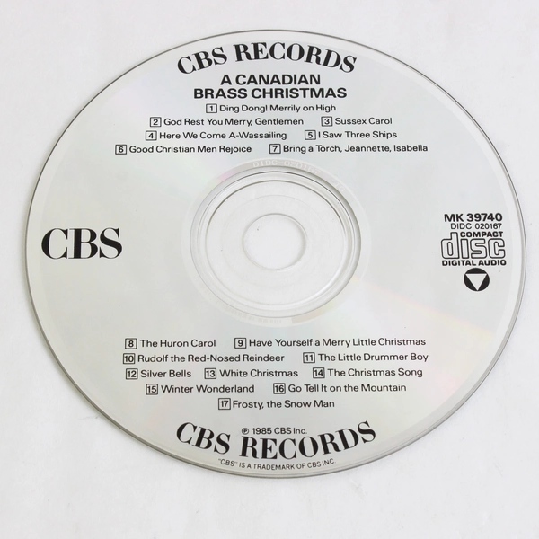 A Canadian Brass Christmas 1985 Holiday Music CD CBS Records