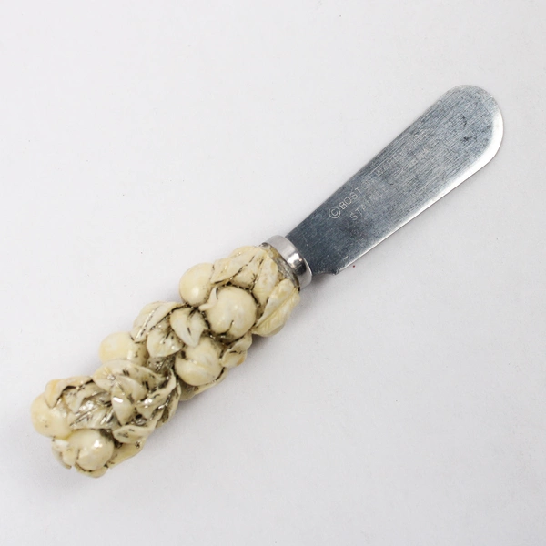  Lot of 3 Boston Warehouse Cheese Knife/Spreaders Fruit Pattern