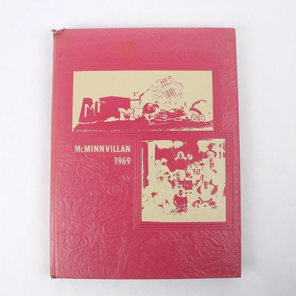 Lot of 2 McMinnvillan High School Yearbooks 1969 and 1970 McMinnville Oregon