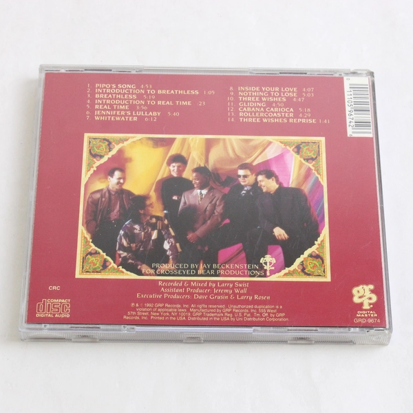 Spyro Gyra Three Wishes 1992 GRP Records