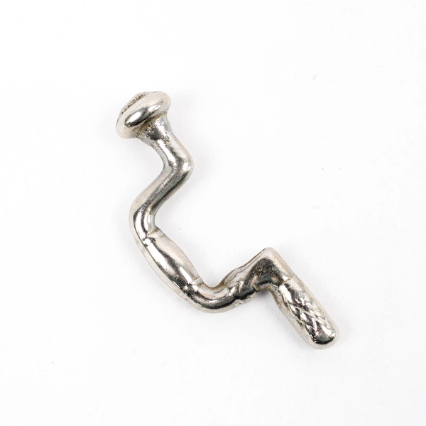 Lot of 3 Miniature Metal Doll House Tools Pipe Wrench Brace and Ball Peen Hammer