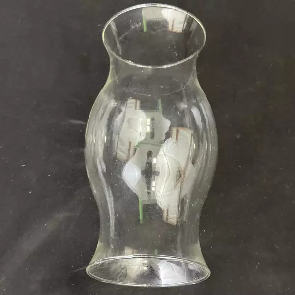 Replacement Glass Oil Lamp Chimney 3.75 Inch Diameter