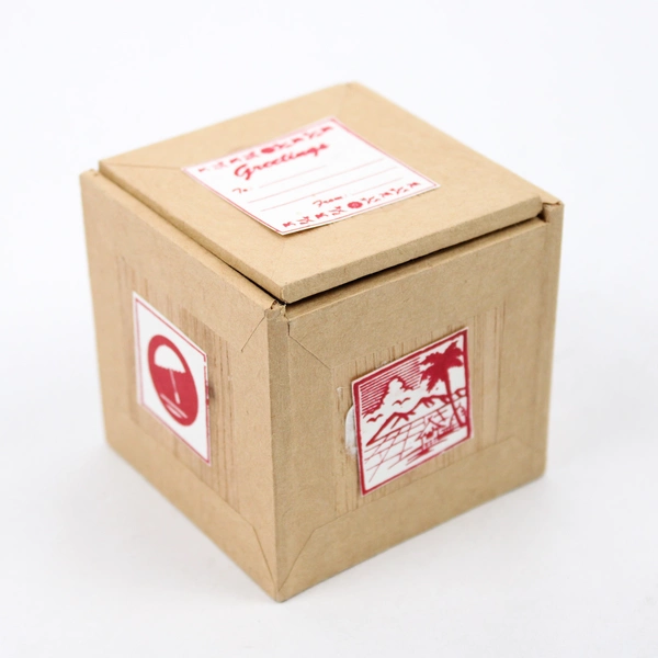 Japanese Year Of the Pig Clay Zodiac Figurine with Box