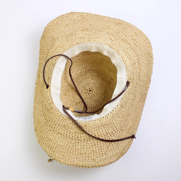 The Scala Collection Woven Faffia Sun Hat 4" Wide Brim One Size
