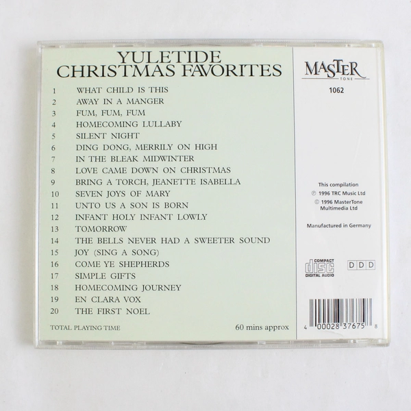 Yuletide Christmas Favorites 1996 Master Tone CD Music