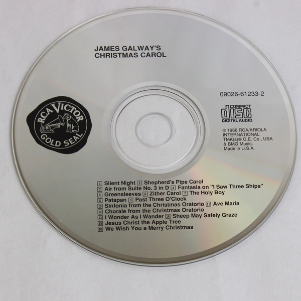 James Galway's Christmas Carol Holiday Music CD 1986 RCA Victor Gold Seal