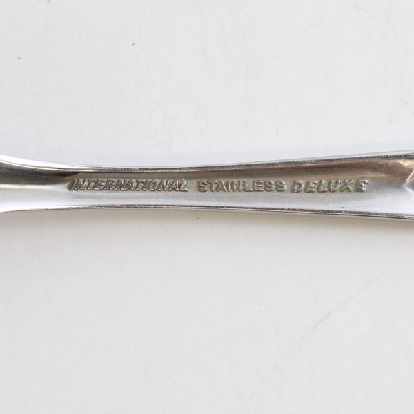 Lot Of 5 International Silver Saturna (Stainless) Flatware Individual Salad Fork