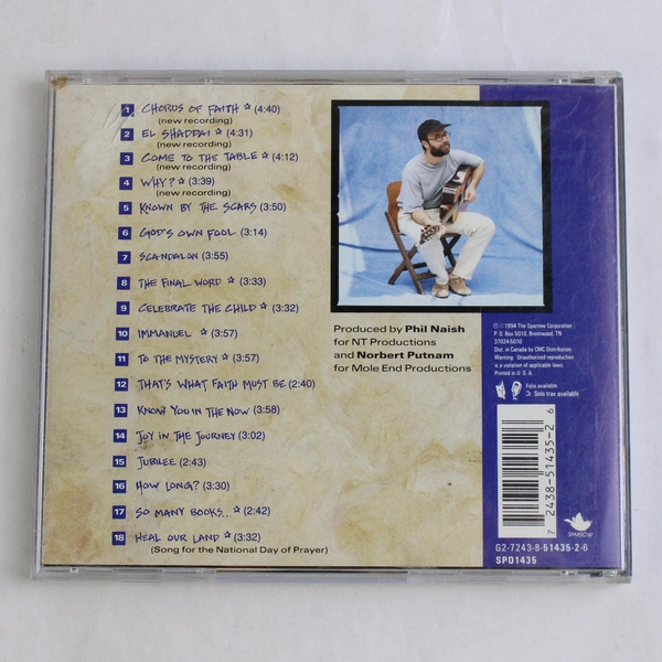 Michael Card's Joy in the Journey 10 Years of Greatest Hits 1994 Sparrow Records