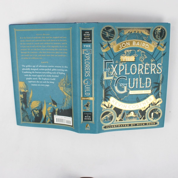 Signed First Edition The Explorers Guild Vol 1 by Kevin Costner Jon Baird R Ross