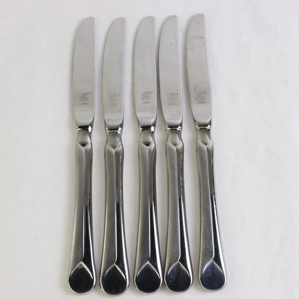Lot Of 5 J.A Henckels Provence (Stainless) Flatware Modern Solid Knives 