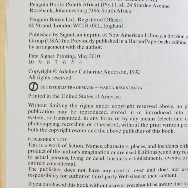 Lot of 2 Catherine Anderson Novels Comanche Moon & Indigo Blue 2008 & 2010 PB