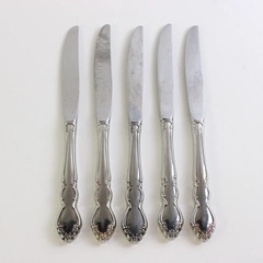 Lot Of 5 Oneida Silver Dover (Stainless) Flatware Modern Hollow Knives