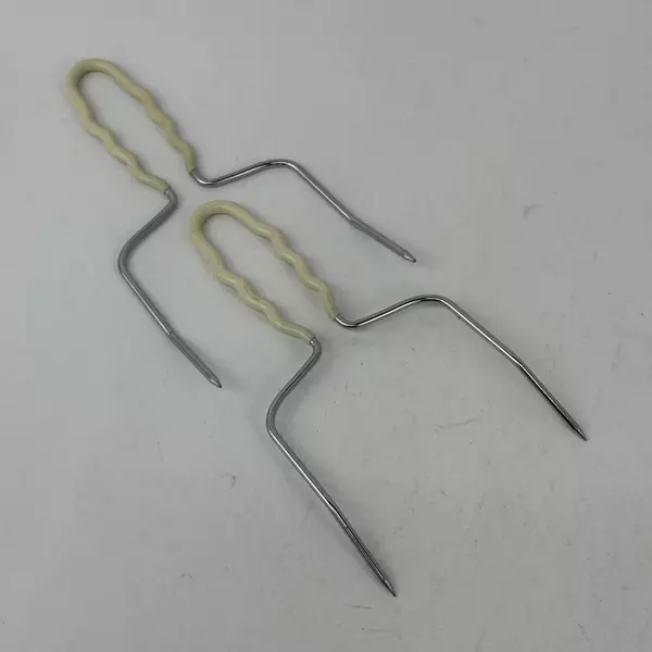 Stainless Steel 2 Prong Meat Lifters For Roasts Hams Turkeys