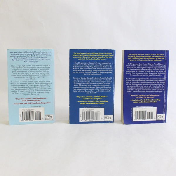 Lot Of 3 Kate Pearce Paperback Books Series Morgan Ranch Zebra Books 2016-17