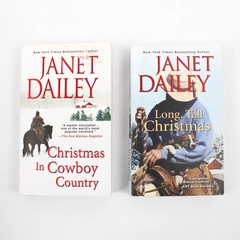 Lot of 2 Cowboy Christmas Novels by Janet Dailey 2014 2015 Paperback