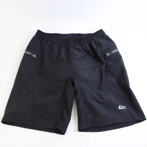 Bellwether Solid Black Padded Cycling Shorts Men's Size Medium