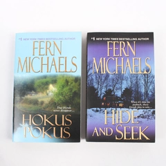Lot of 2 Fern Michaels PB Novels Hokus Pokus & Hide and Seek Sisterhood Series