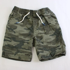 GAP Kids Green Camo Pull On Drawstring Shorts Boys' Size Small