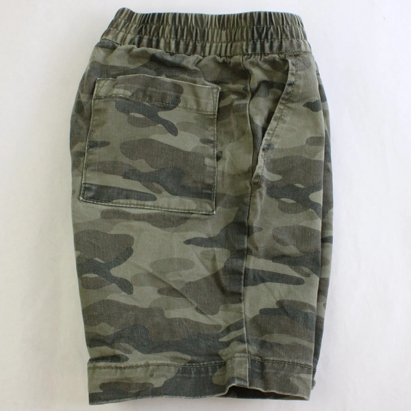 GAP Kids Green Camo Pull On Drawstring Shorts Boys' Size Small