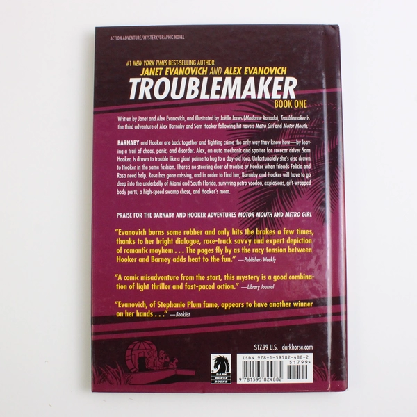 Troublemaker #1 By Janet & Alex Evanovich (Dark Horse Comics, 2010, Hardcover)