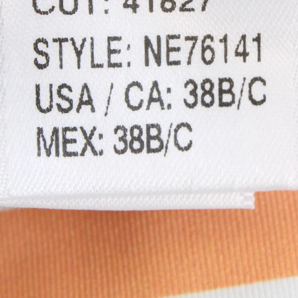 Next Multicolor Striped Cross-Back Tankini Top Women's 38B/C