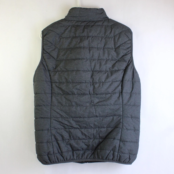 Landway Outerwear Oregon State Embroidered Gray Puffer Vest Women's Large