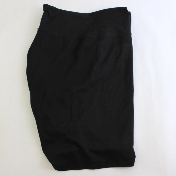 32 Degrees Cool Solid Black Athletic Shorts Women's Size Large