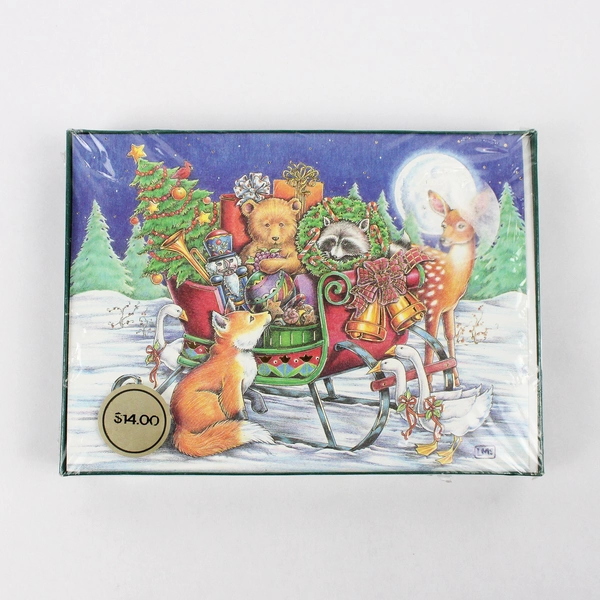 NIP Set of 20 Vintage Cards by Kristen Christmas Greeting Cards with Envelopes