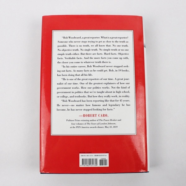 Rage By Bob Woodward 2020 Hardcover Simon & Schuster Publishing