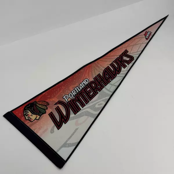 Portland Winterhawks Pennon and 1997-1998 Season Banner