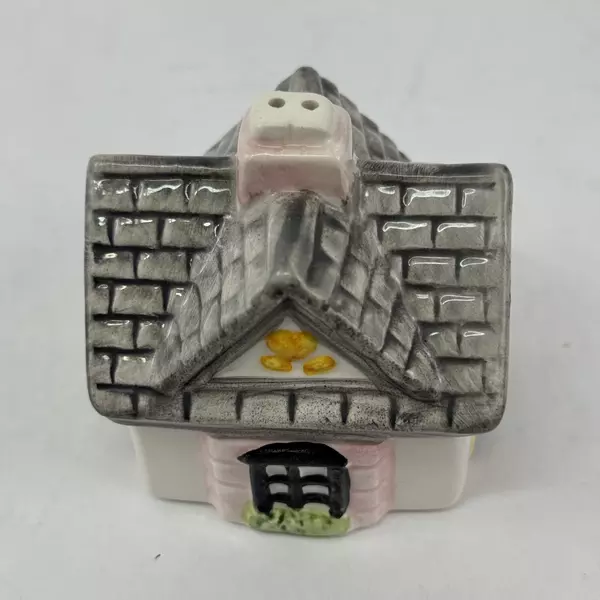 Vintage 2 Piece Antiques Store Ceramic Salt and Pepper Shaker Set