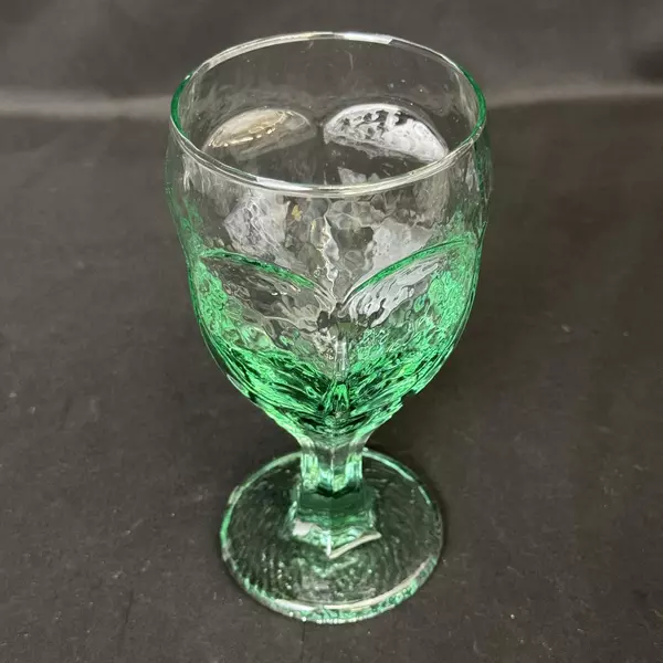 Libbey Chivalry Green Textured Replacement Water Goblet 6.5 Inch