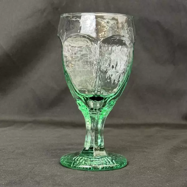 Libbey Chivalry Green Textured Replacement Water Goblet 6.5 Inch