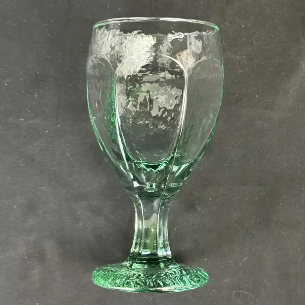 Libbey Chivalry Green Textured Replacement Water Goblet 6.5 Inch