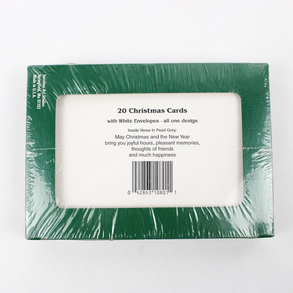 NIP Set of 20 Vintage Sunshine Art Studios Christmas Cards with Envelopes
