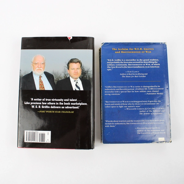 Lot Of 2 W.E.B Griffin War Hardcover Books (1987, 2009)