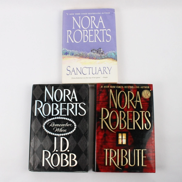 Lot Of 3 Nora Roberts Hardcover & Paperback Romance Books 1997, 2003, 2008