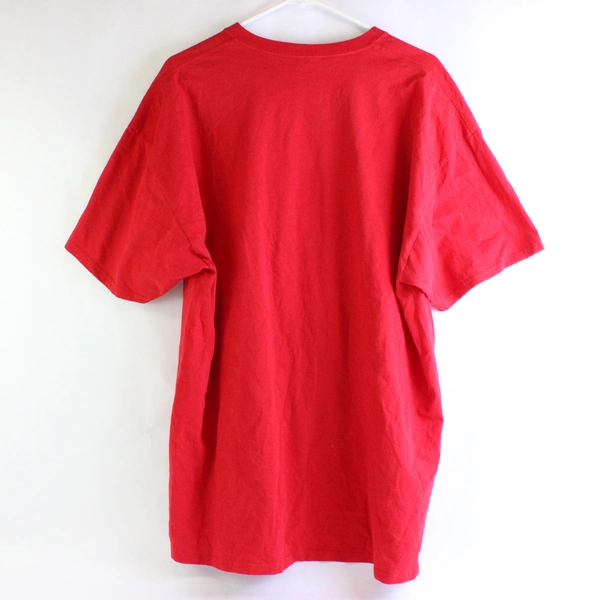 Dec. 25th Red Santa Claus Cotton Graphic T-Shirt Men's Size 2XL