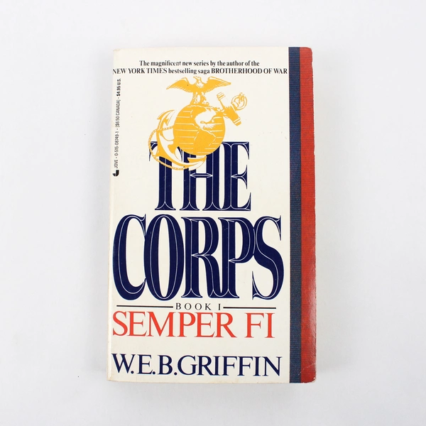 Lot Of 2 W.E.B Griffin War Paperback & Hardcover Books 1986, 1998