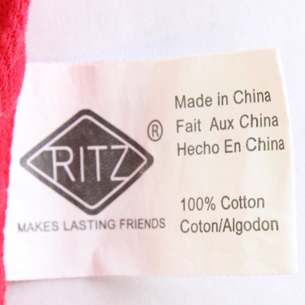 Ritz Red Cotton Santa Claus Women's Kitchen Apron One Size